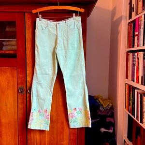 Oilily Vintage Embroidered pants